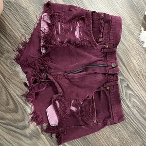 Maroon furst of a kind jeans